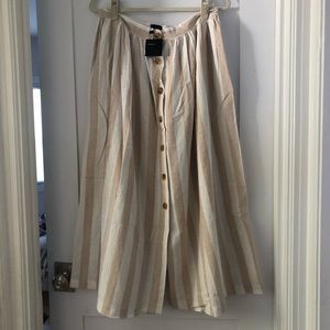 Tigre et Tigre button down skirt